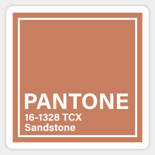 pantone 16-1328 TCX Sandstone Sticker